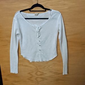 We The Free waffle Henley